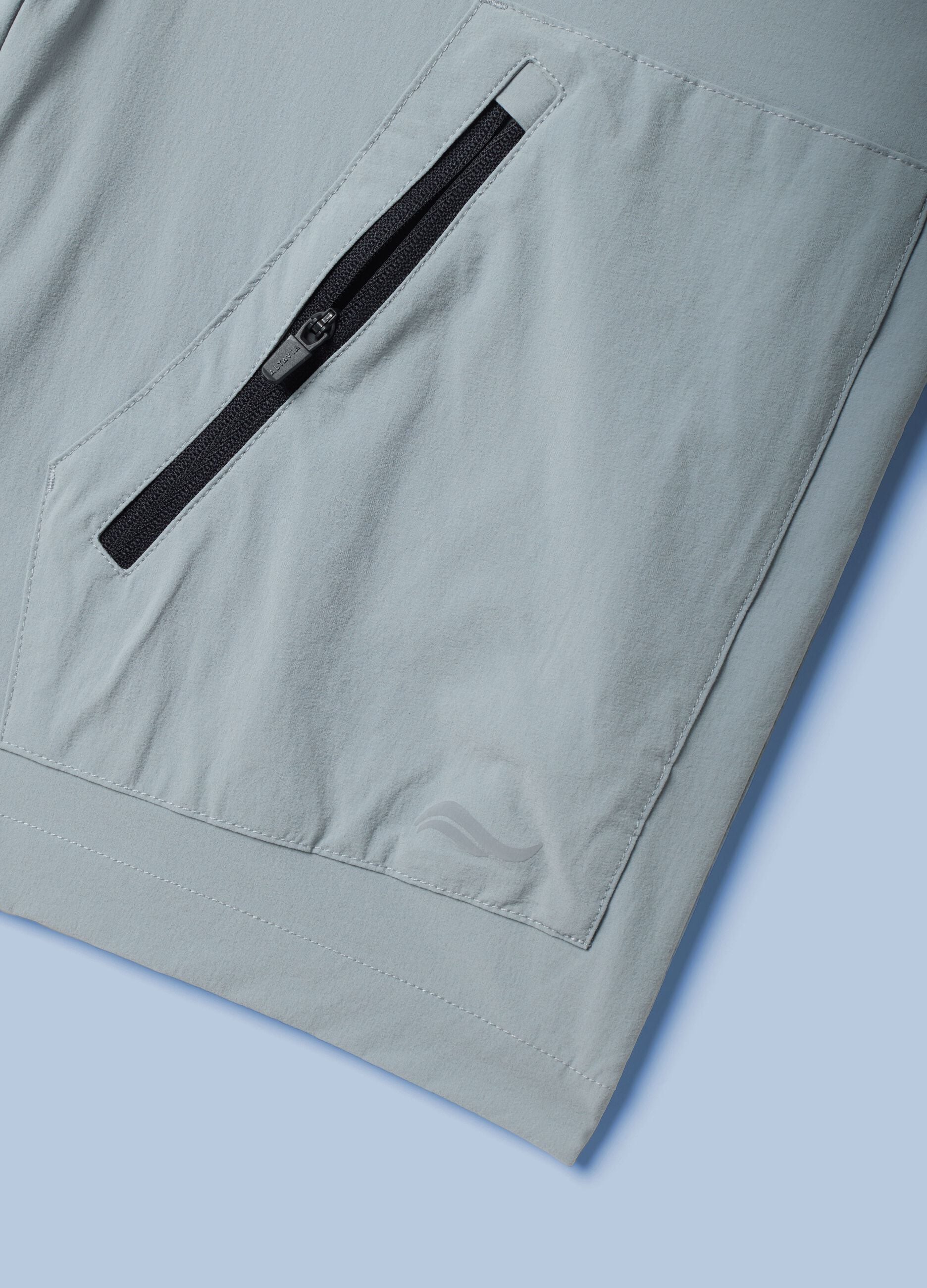 Grey ALTAVIA SAILING stretch-fabric Bermuda shorts