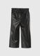 Glossy-effect trousers with five pockets_1