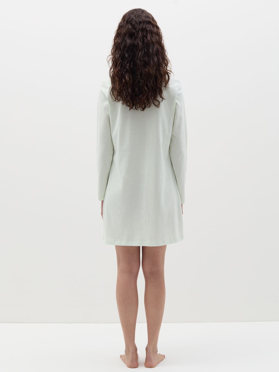 Cotton nightshirt with "Plant Lady” print_2