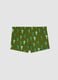 Green stretch swim briefs_1
