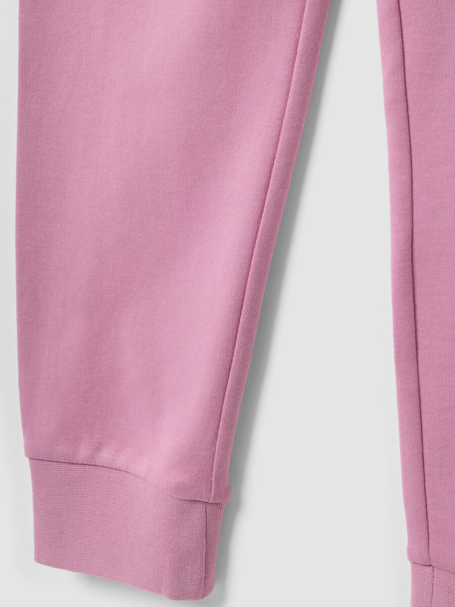 Pink pure organic cotton printed pyjamas for girls_3