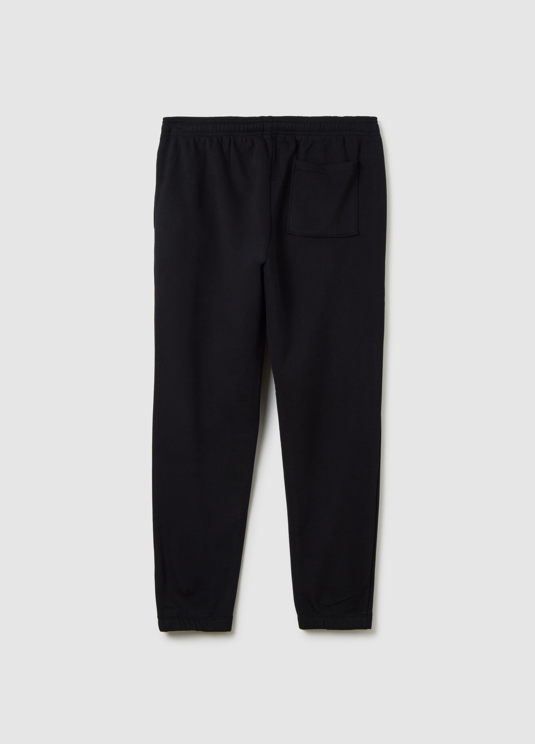 Solid colour plush joggers