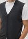 Grey viscose blend regular fit gilet_4