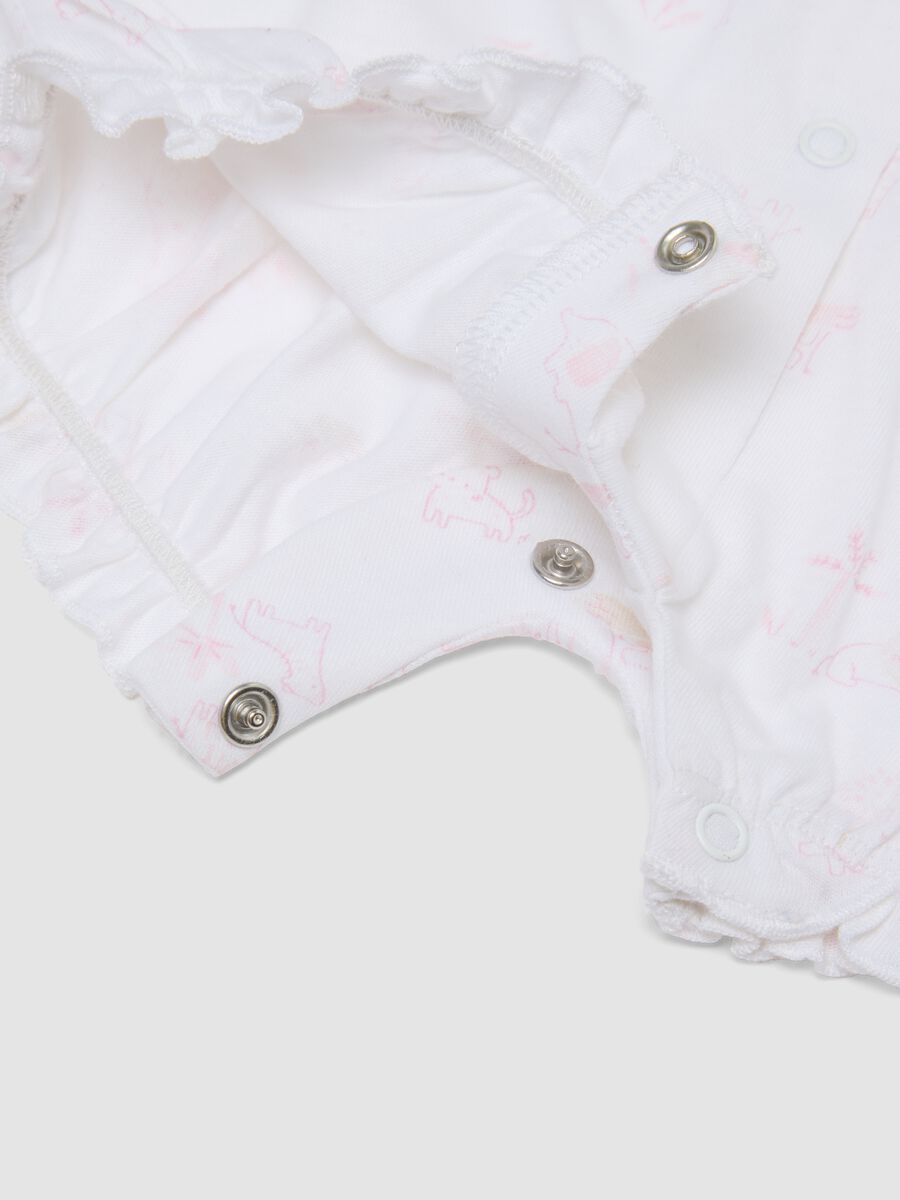 2-pack of multicolour pure cotton baby sleepsuits_2