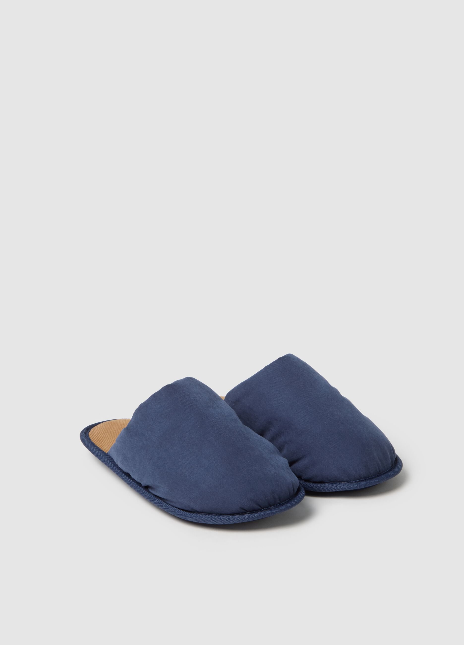 Mixed Blue Slippers