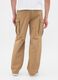 Beige Stretch Cargo Trousers_2