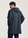 Blue regular-fit raincoat with zip_3