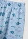 Blue pure organic cotton boys&rsquo; pyjamas with fish print_3