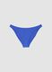 Blue stretch-fabric bikini bottoms_0