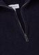 Blue stretch wool half-zip jumper_1