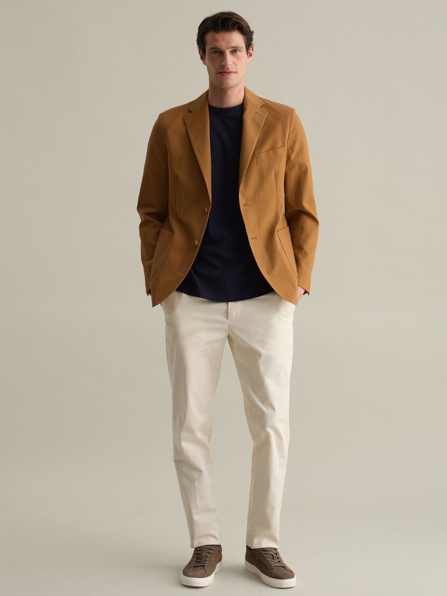 Blazer in Lyocell, cotton and linen_1