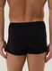 Tripack boxer in cotone elasticizzato nero regular fit_2