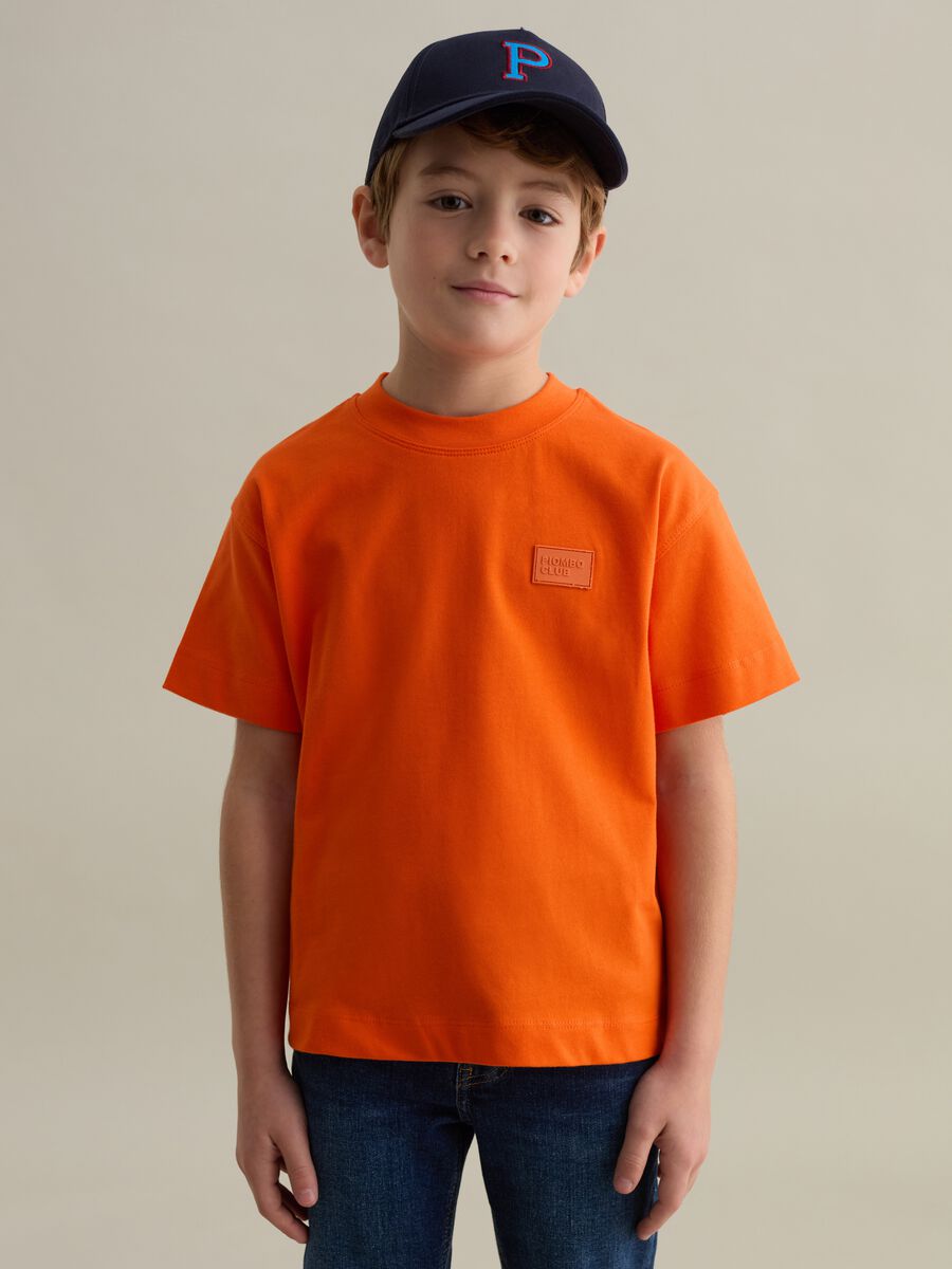 Baseball cap with logo patch_1