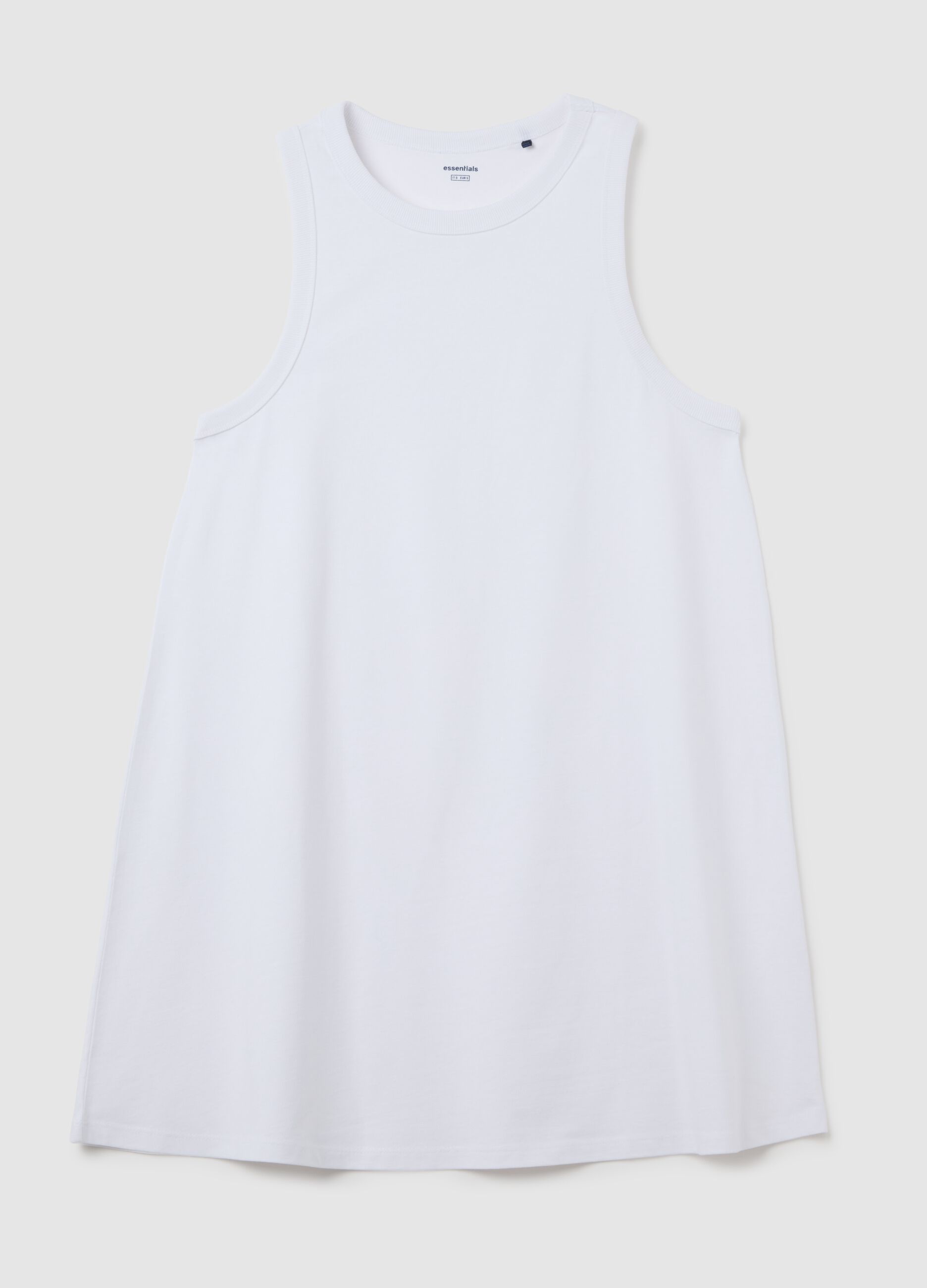 Women's Pure White Cotton Dress