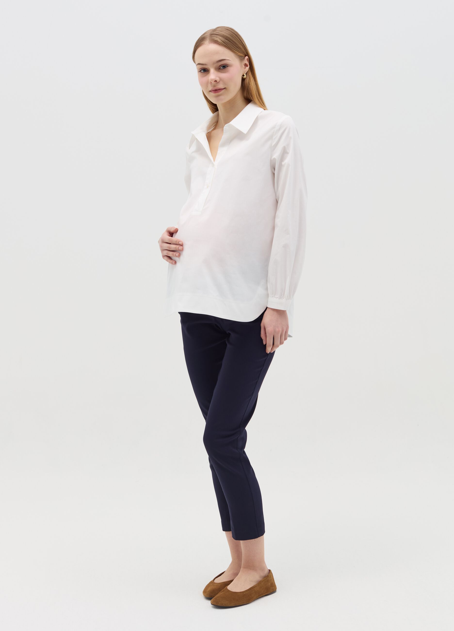 Stretch maternity treggings