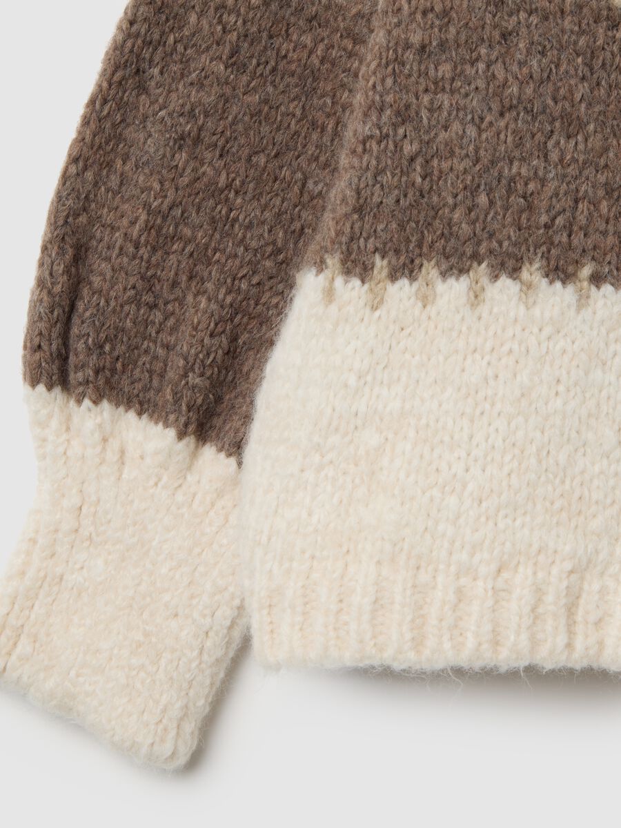 Multicolour regular fit cardigan_5