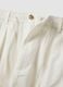 White linen-cotton blend trousers with elasticated waistband_5