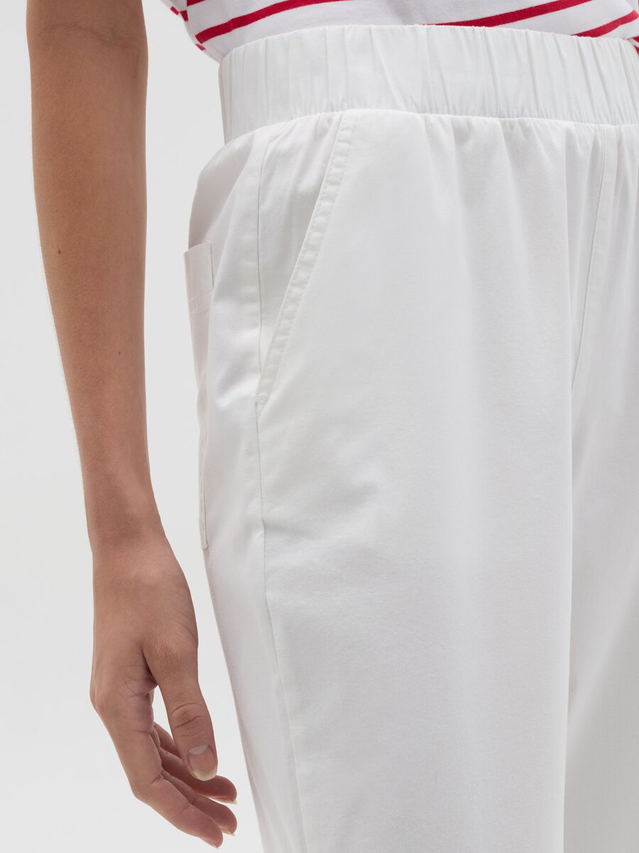 Wide-leg trousers in stretch cotton_2