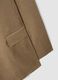 Regular Fit Brown Pure Linen Blazer_6