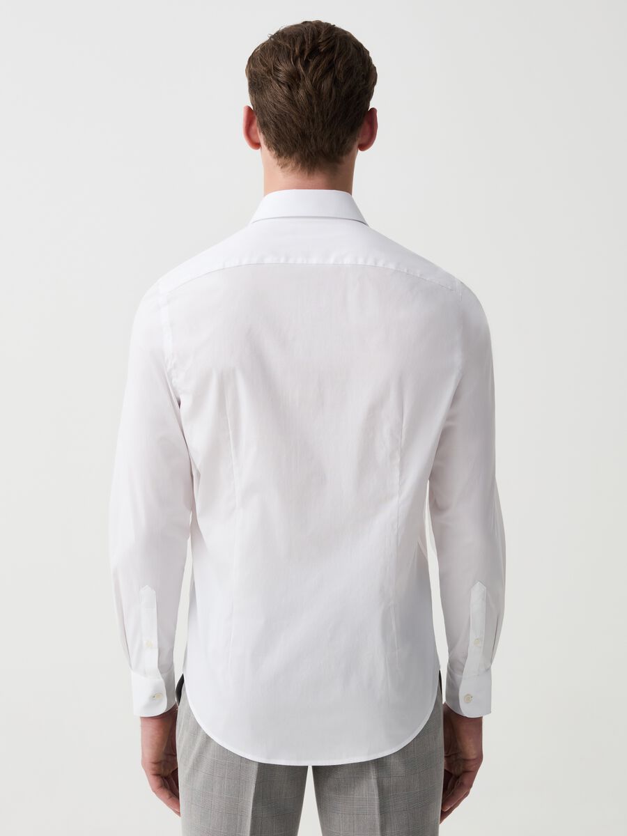 Slim fit, stretch cotton shirt_2