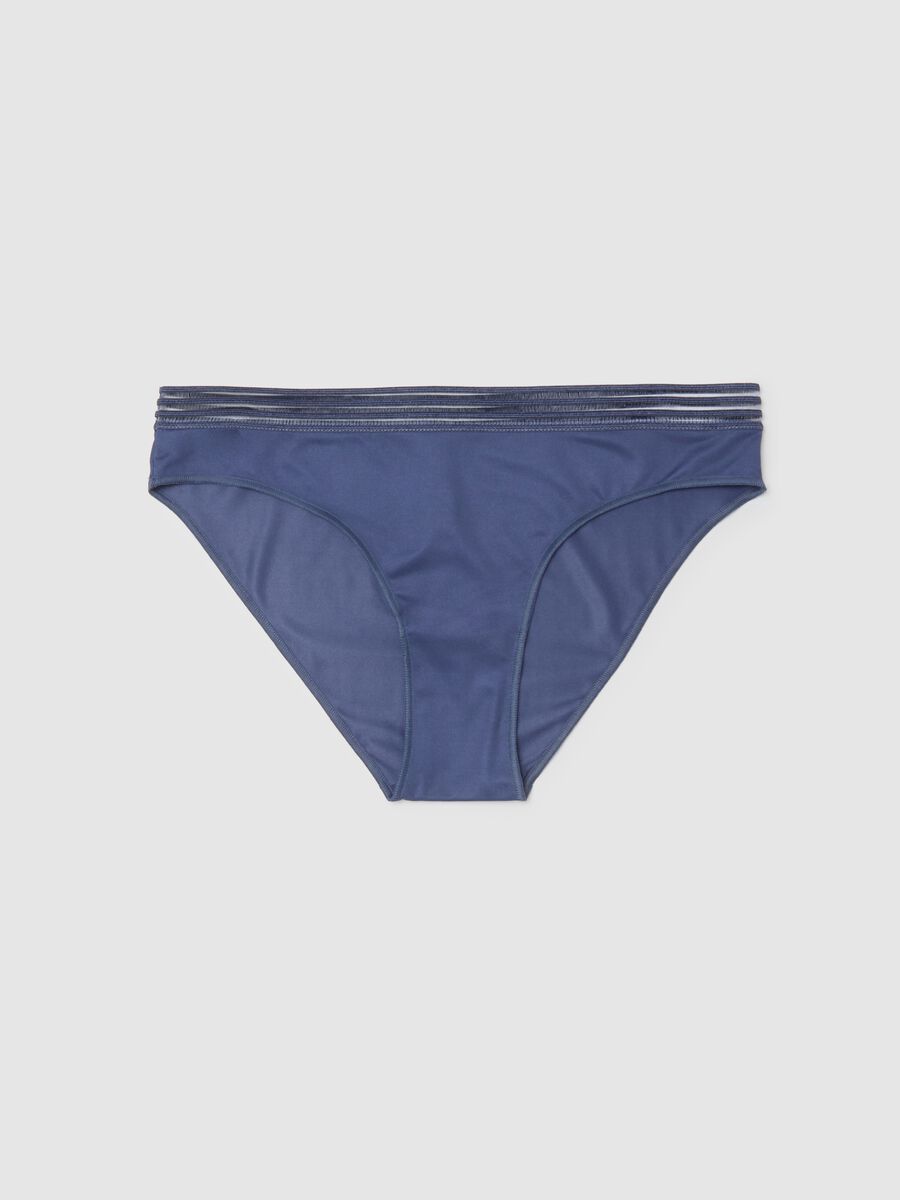 Slip in tessuto elasticizzato blu regular fit_4