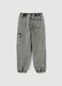 Jog denim grigio per bambino_4