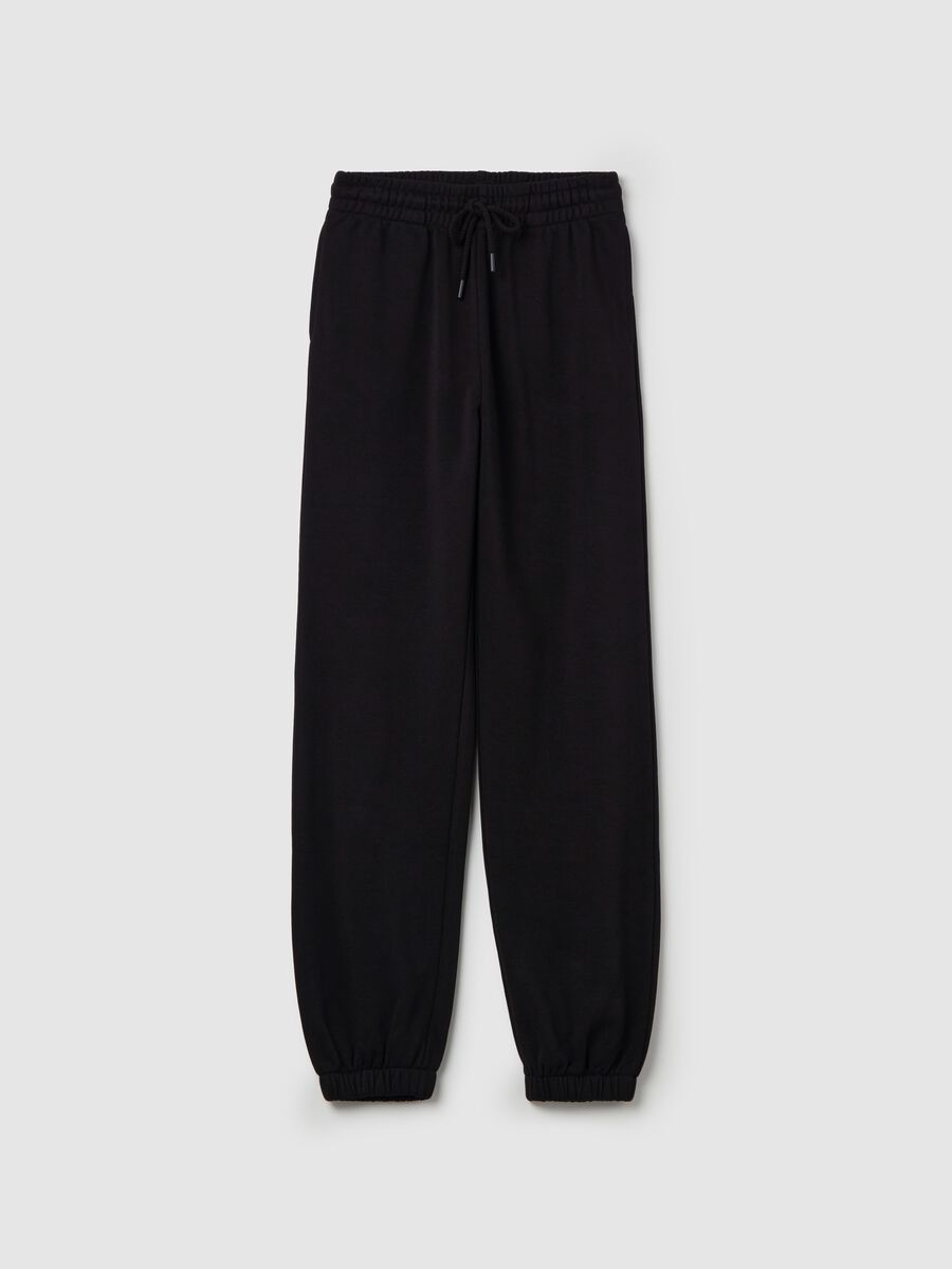 Essential joggers in fleece with drawstring_4
