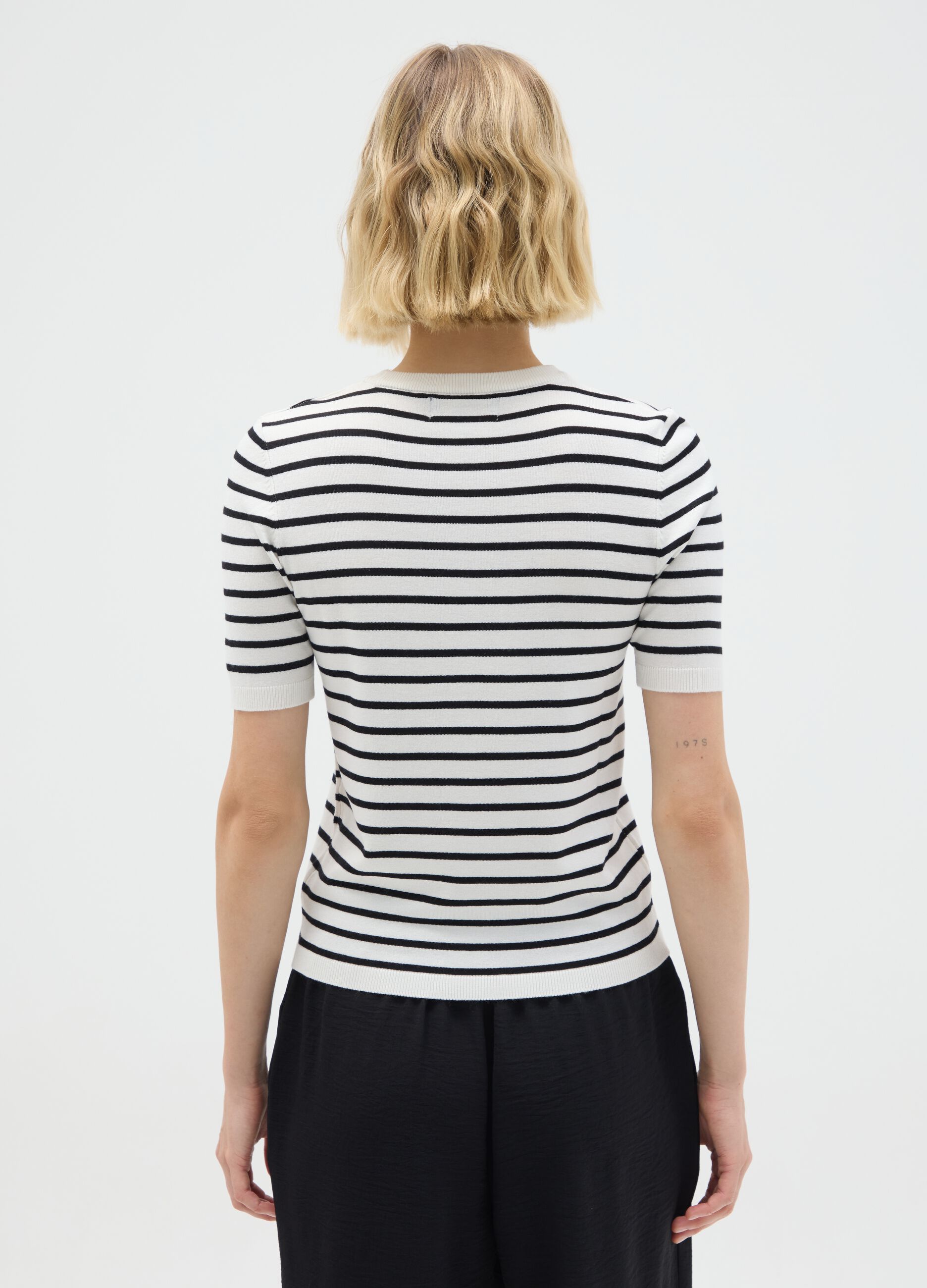 Women's multicolour viscose blend top - regular fit