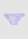 Blue ruffle-waist stretch swim briefs for baby girl_1