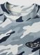 Multicolour relaxed-fit pure cotton T-shirt with camouflage print for boys_5