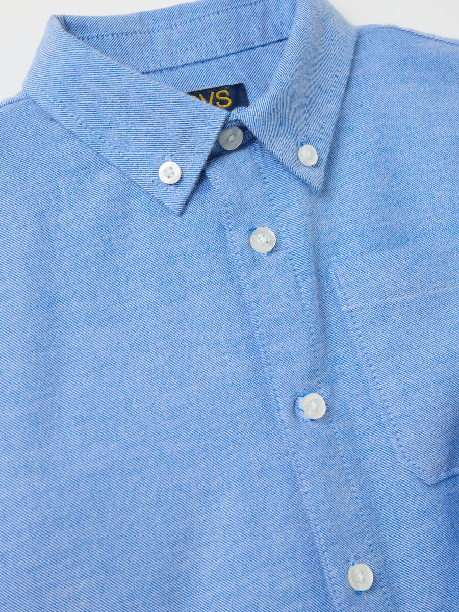 Oxford cotton shirt with pocket_3