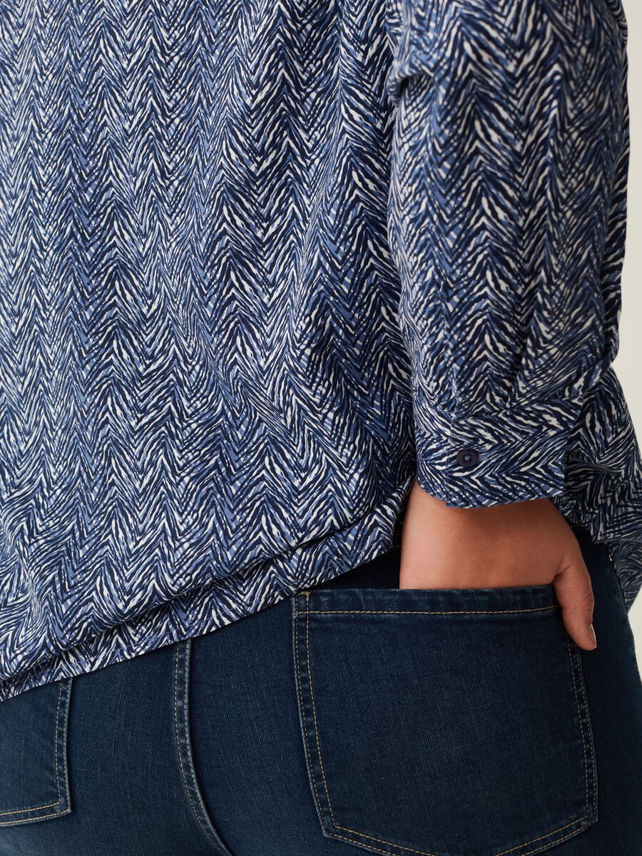 Camicia in viscosa con stampa Curvy_3