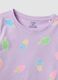Purple organic cotton pyjamas with all-over print_2