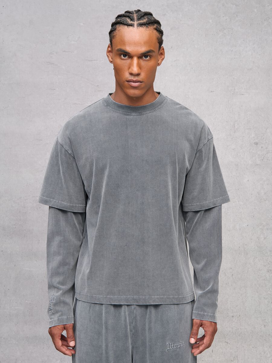 Double Longsleeve Vintage Grey_0