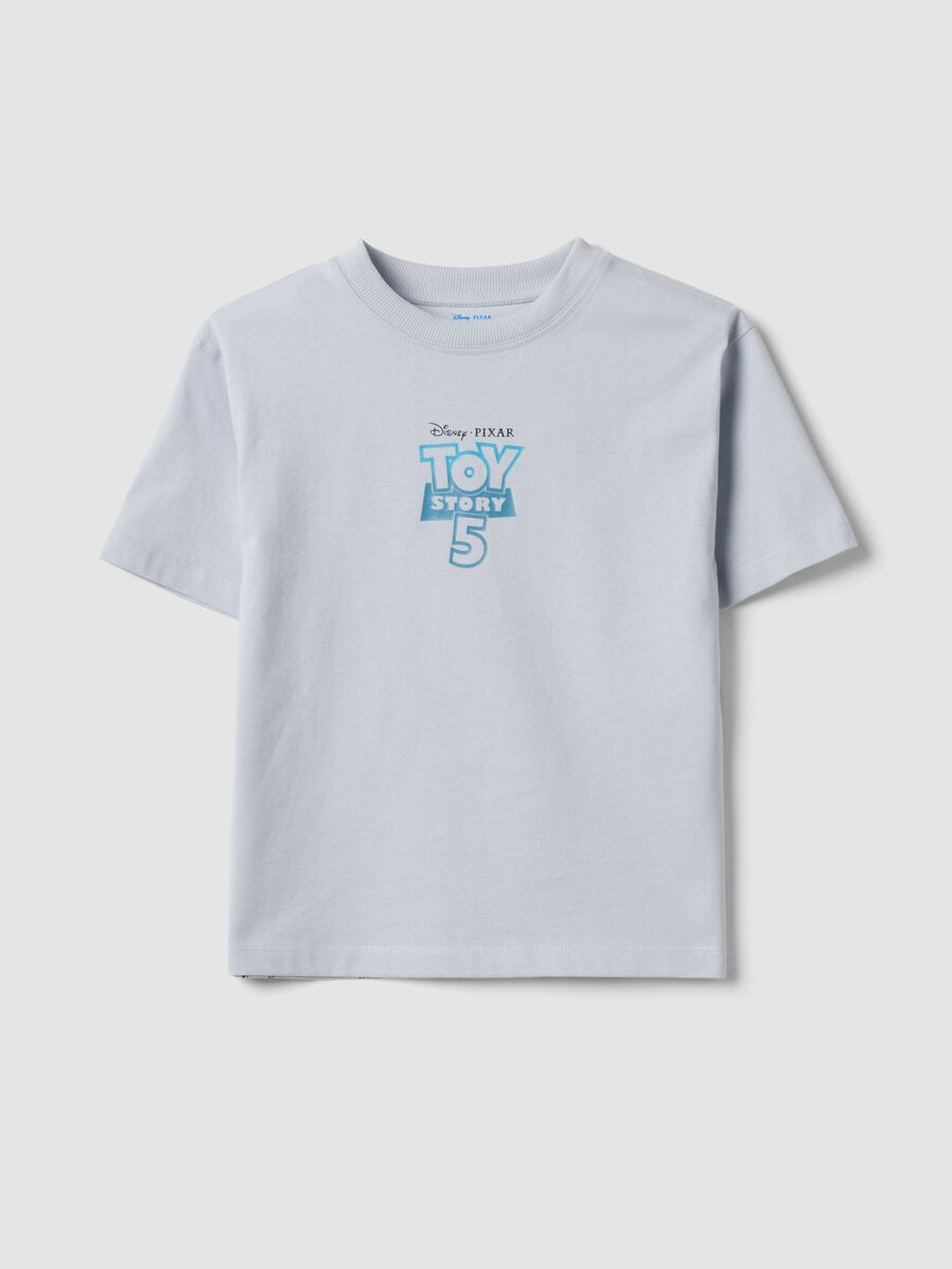 Grey pure cotton Toy Story graphic T-shirt for boys_0