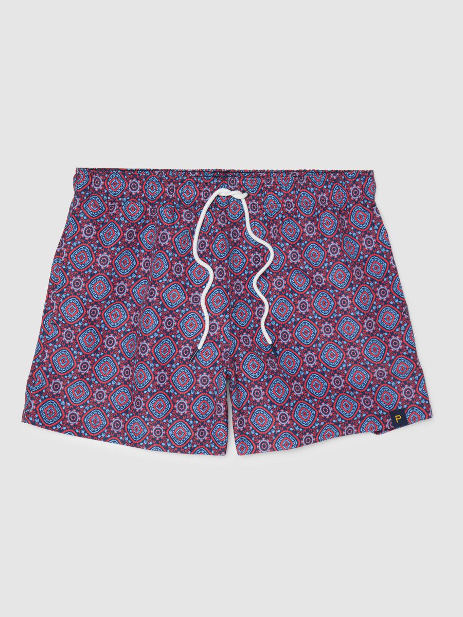 Men's multicolour regular fit shorts_4