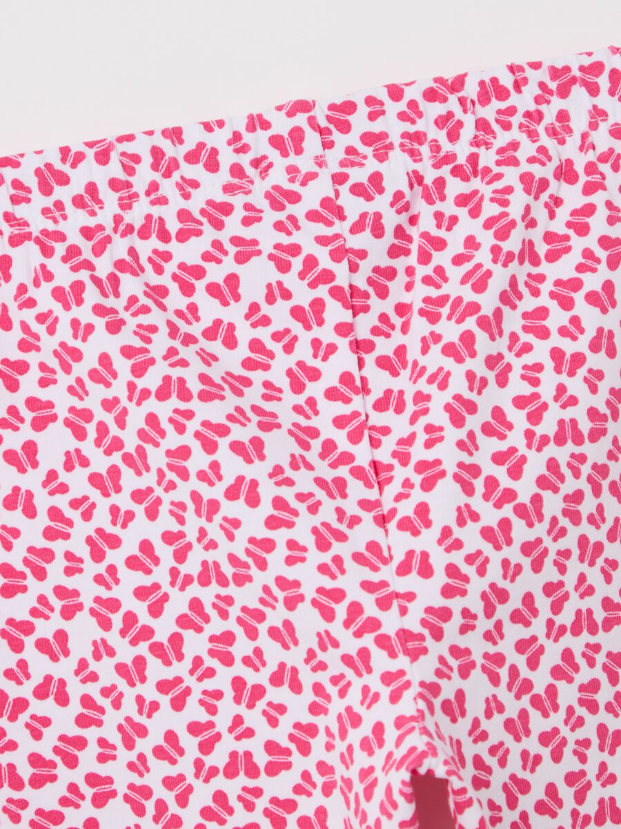 Printed stretch cotton leggings_2