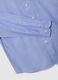 Light blue pure cotton regular fit shirt with classic collar_5