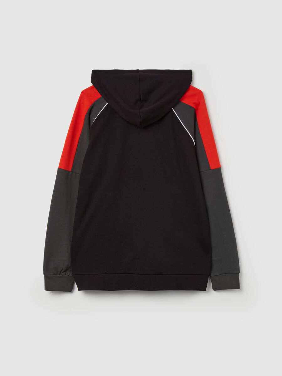 Full-zip con cappuccio e patch logo_4