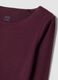 Purple stretch modal regular-fit crew-neck T-shirt_1