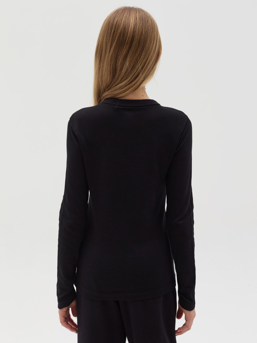 Essential long-sleeved T-shirt in organic cotton_2