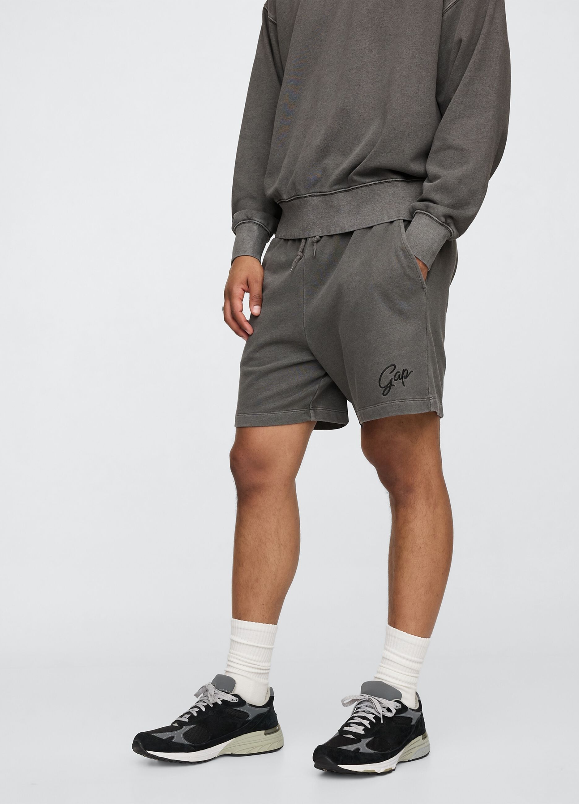 Grey Gap Cotton Blend Shorts