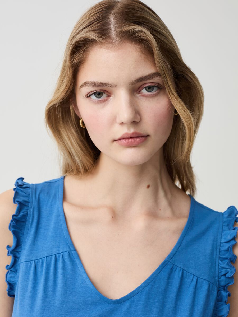 Tank top with frills_1