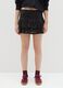 Black Sequin Mini Skirt_1