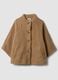Light brown regular-fit coat with buttons_0