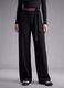 Black wide-leg stretch trousers ALTAVIA STUDIO_1