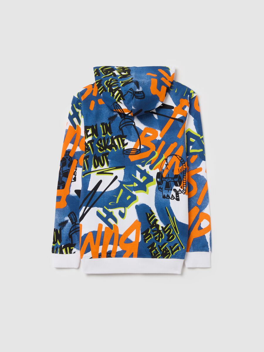 Cotton hoodie with printed lettering_4