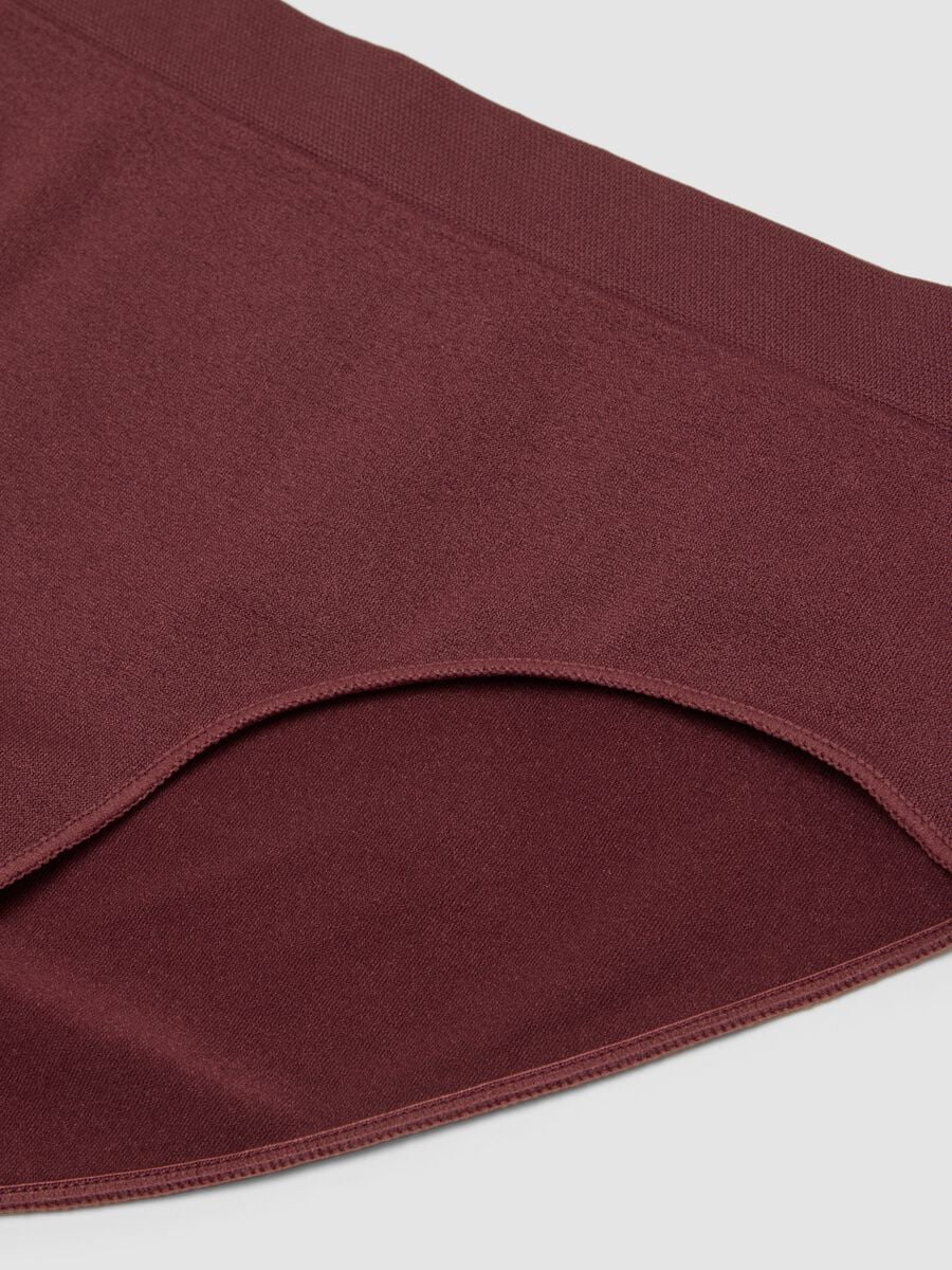 Slip marroni in microfibra elasticizzata_2