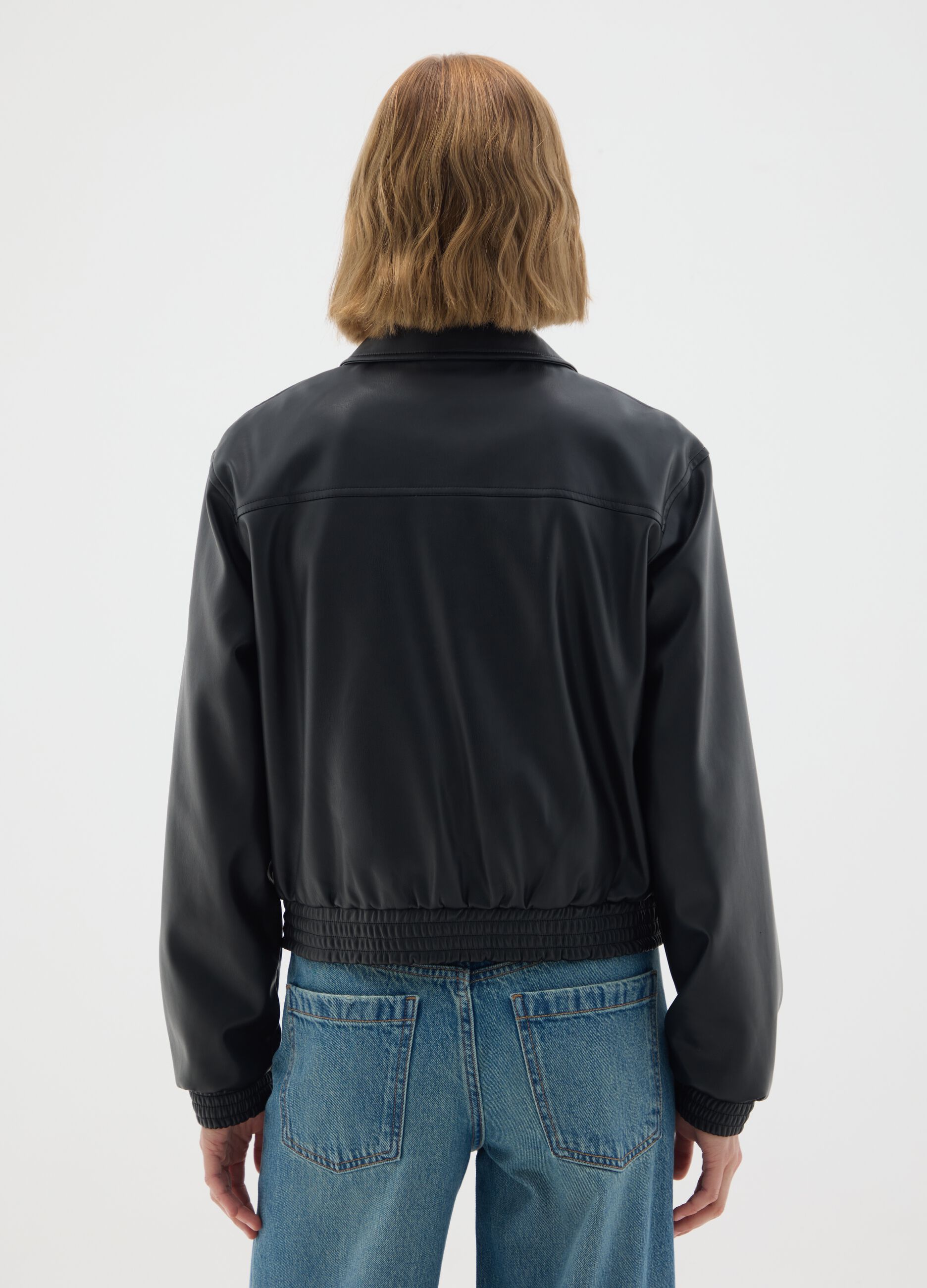 Black Regular Fit Jacket