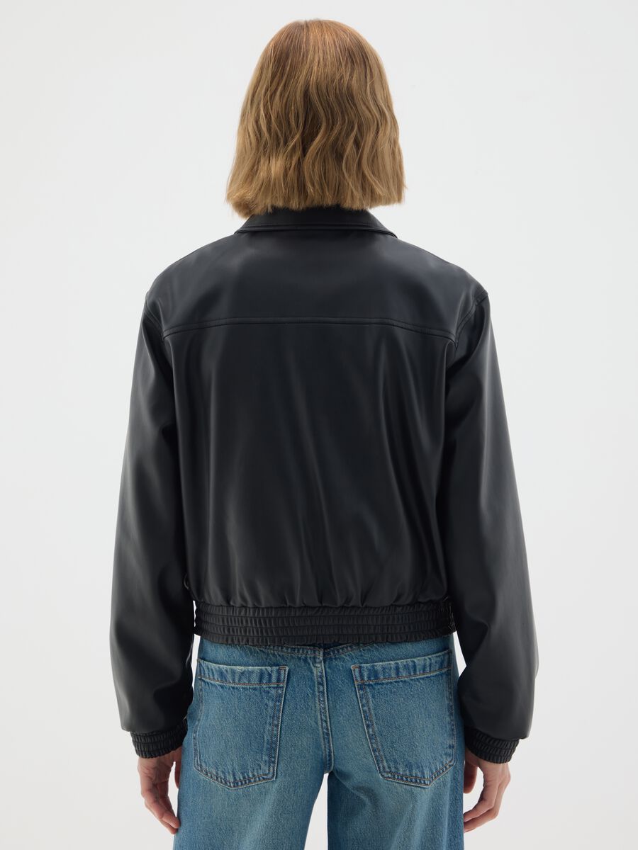 Black Regular Fit Jacket_2